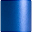 Blue Silk Round Corner Flat Card 5 3/4 x 5 3/4