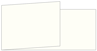 Textured Bianco Fold Away Invitation 4 x 9 1/4 - 25/Pk