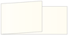 Natural White Pearl Fold Away Invitation 4 x 9 1/4 - 25/Pk