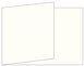 Textured Bianco Fold Away Invitation 5 x 7 - 25/Pk