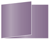 Metallic Purple Fold Away Invitation 5 x 7 - 25/Pk