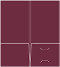 Wine Pocket Folder 4 x 9 - 10/Pk