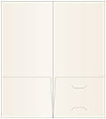 Pearlized Latte Pocket Folder 4 x 9 - 10/Pk