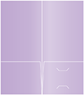 Violet Pocket Folder 4 x 9 - 10/Pk