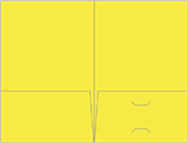 Lemon Drop Pocket Folder 5 3/4 x 8 3/4 - 10/Pk