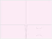 Pink Feather Pocket Folder 5 3/4 x 8 3/4 - 10/Pk