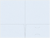 Blue Feather Pocket Folder 5 3/4 x 8 3/4 - 10/Pk