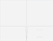 Soho Grey Pocket Folder 5 3/4 x 8 3/4 - 10/Pk