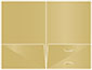 Gold Leaf Pocket Folder 5 3/4 x 8 3/4 - 10/Pk