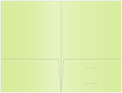 Sour Apple Pocket Folder 5 3/4 x 8 3/4 - 10/Pk