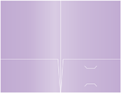 Violet Pocket Folder 5 3/4 x 8 3/4 - 10/Pk