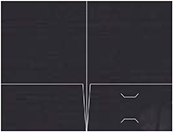 Linen Black Pocket Folder 5 3/4 x 8 3/4 - 10/Pk