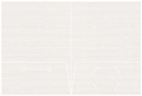 Linen N. White Pocket Folder 9 x 12 - 10/Pk