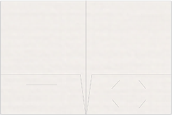 Linen Natural White Pocket Folder 9 x 12 - 10/Pk