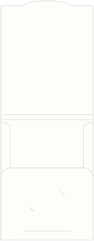 Linen Natural White Capacity Folders Style B (12 1/4 x 9 1/4) 10/Pk