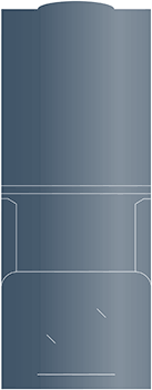 Iris Blue Capacity Folders Style B (12 1/4 x 9 1/4) 10/Pk