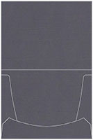 Linen Charcoal Document Portfolio Style A (8 3/4 x 11 1/4) 10/Pk