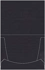 Linen Black Document Portfolios Style A (8 3/4 x 11 1/4) 10/Pk