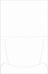 Felt Bright White Document Portfolios Style A (8 3/4 x 11 1/4) 10/Pk
