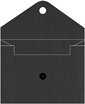 Eames Graphite (Textured) String-Tie Portfolios (9 1/4 x 12 1/4) 10/Pk