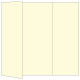 Crest Baronial Ivory Gate Fold Invitation Style A (5 x 7) - 10/Pk