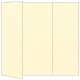 Eames Natural White (Textured) Gate Fold Invitation Style A (5 x 7) - 10/Pk