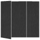 Eames Graphite (Textured) Gate Fold Invitation Style A (5 x 7) - 10/Pk