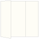 White Gold Gate Fold Invitation Style A (5 x 7) - 10/Pk