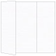 Linen Solar White Gate Fold Invitation Style A (5 x 7) - 10/Pk