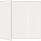 Linen Natural White Gate Fold Invitation Style A (5 x 7) - 10/Pk