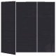 Linen Black Gate Fold Invitation Style A (5 x 7) - 10/Pk