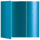 Teal Silk Gate Fold Invitation Style A (5 x 7) - 10/Pk
