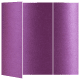 Purple Silk Gate Fold Invitation Style A (5 x 7) - 10/Pk