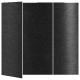 Black Silk Gate Fold Invitation Style A (5 x 7) - 10/Pk