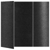 Black Silk Gate Fold Invitation Style A (5 x 7)