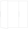 Crest Solar White Gate Fold Invitation Style B (5 1/4 x 7 3/4)