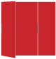 Red Pepper Gate Fold Invitation Style B (5 1/4 x 7 3/4) - 10/Pk