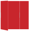 Red Pepper Gate Fold Invitation Style B (5 1/4 x 7 3/4)