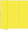 Lemon Drop Gate Fold Invitation Style B (5 1/4 x 7 3/4)
