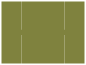 Olive Gate Fold Invitation Style B (5 1/4 x 7 3/4) - 10/Pk