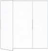 Metallic Snow Gate Fold Invitation Style B (5 1/4 x 7 3/4)