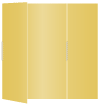 Gold Gate Fold Invitation Style B (5 1/4 x 7 3/4)
