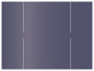 Iris Blue Gate Fold Invitation Style B (5 1/4 x 7 3/4) - 10/Pk