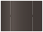 Onyx Gate Fold Invitation Style B (5 1/4 x 7 3/4) - 10/Pk