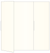 Natural White Pearl Gate Fold Invitation Style B (5 1/4 x 7 3/4)