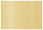 Linen Gold Pearl Gate Fold Invitation Style B (5 1/4 x 7 3/4) - 10/Pk