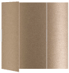 Pearl Silk Gate Fold Invitation Style B (5 1/4 x 7 3/4)