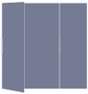 Cobalt Gate Fold Invitation Style B (5 1/4 x 7 3/4)