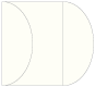 Textured Bianco Gate Fold Invitation Style C (5 1/4 x 7 1/4) - 10/Pk