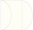 Textured Bianco Gate Fold Invitation Style C (5 1/4 x 7 1/4)